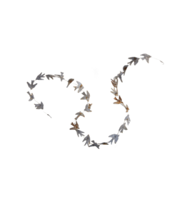 Creative Co-Op Metal Distressed Bird Garland