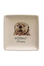 Creative Co-Op Animals with Sayings Plate