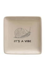 Creative Co-Op Animals with Sayings Plate
