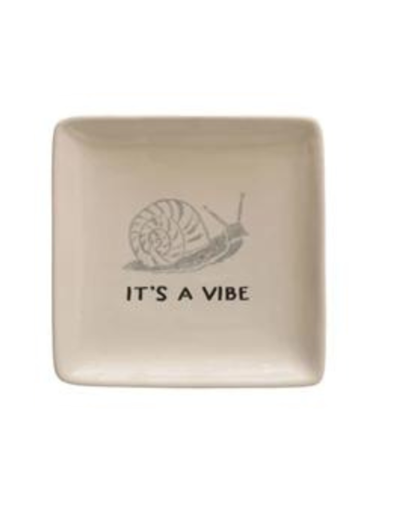 Creative Co-Op Animals with Sayings Plate