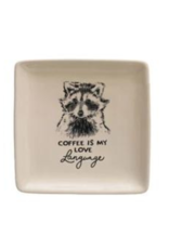 Creative Co-Op Animals with Sayings Plate