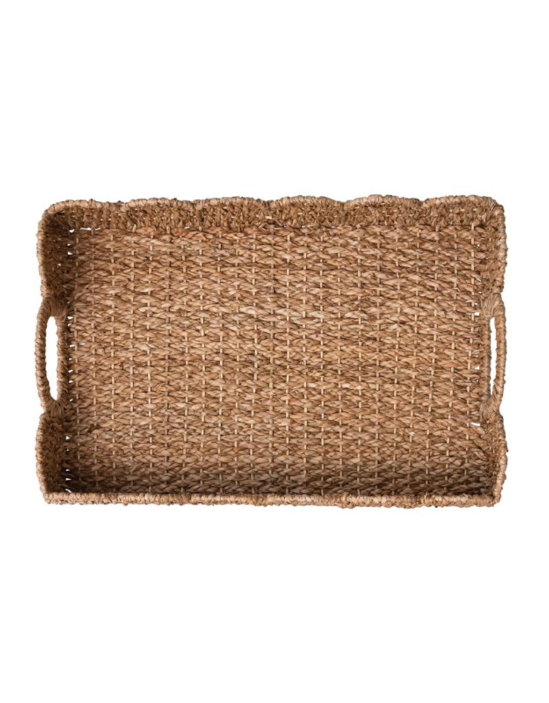 Creative Co-Op Braided Bankuan Tray Large