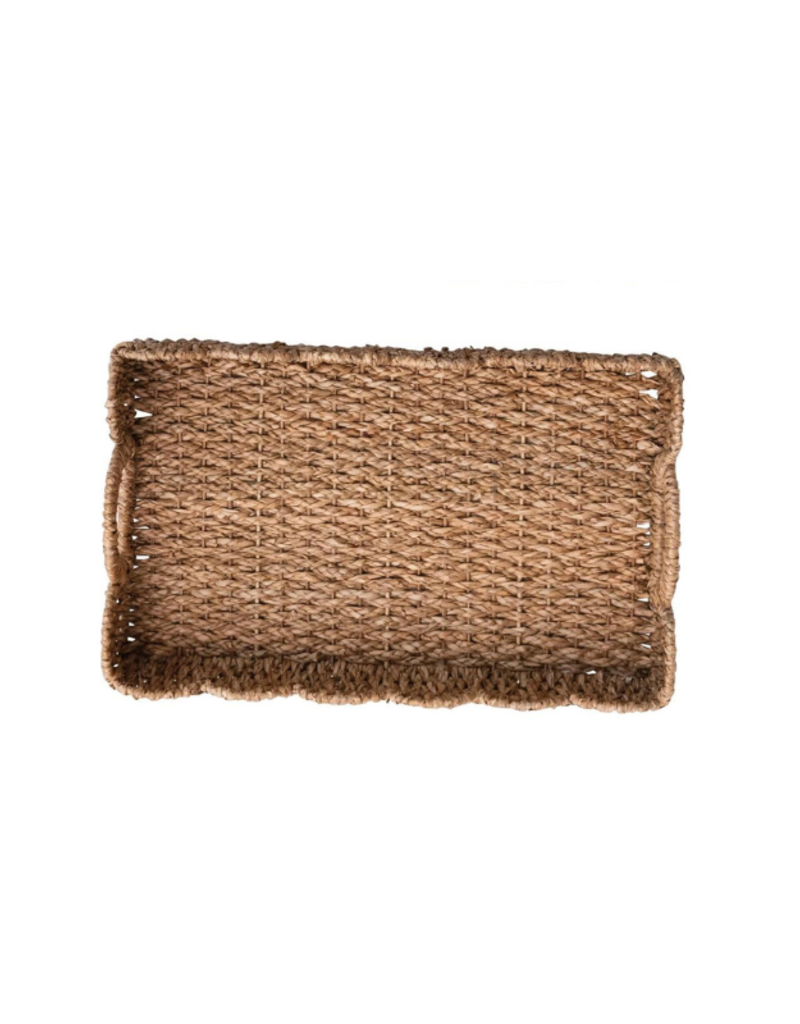Creative Co-Op Braided Bankuan Tray Small