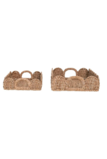 Creative Co-Op Braided Bankuan Tray Small