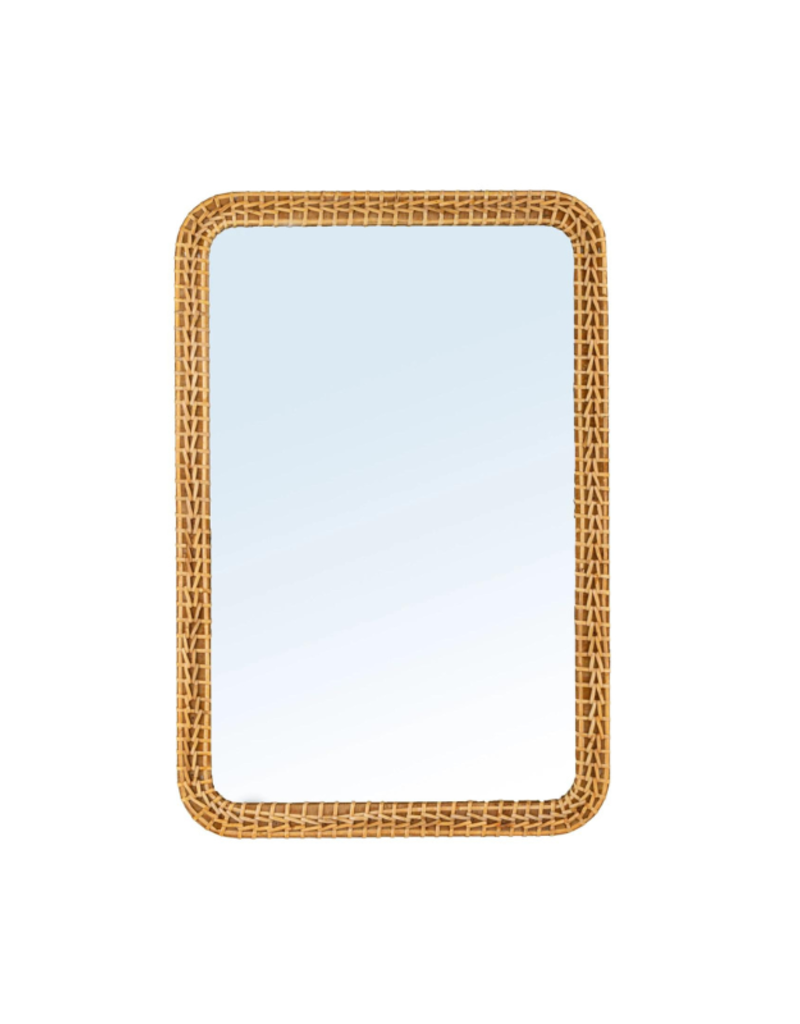 Creative Co-Op Rattan Mirror 24x36