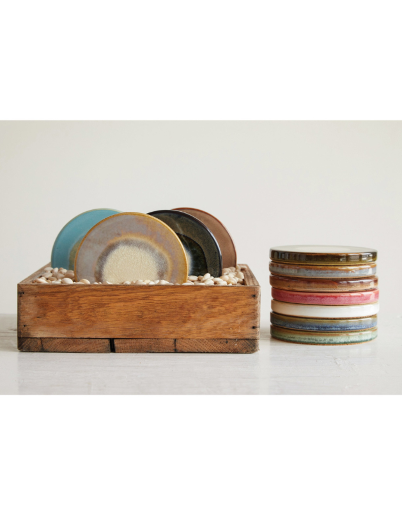 Creative Co-Op Round Stoneware Trivet Coaster