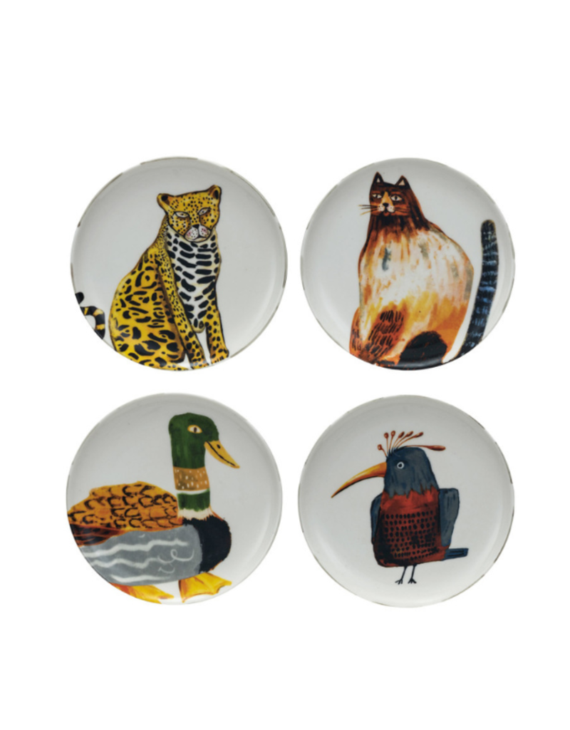 Creative Co-Op Botanist Plates