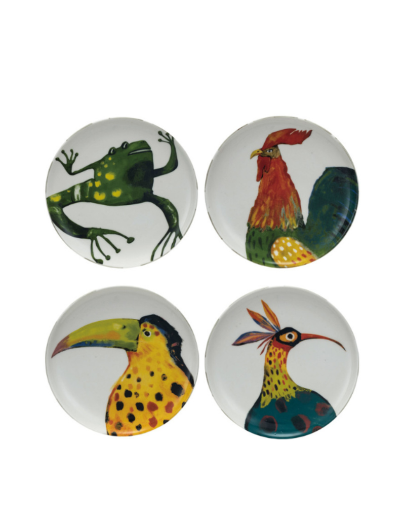 Creative Co-Op Botanist Plates