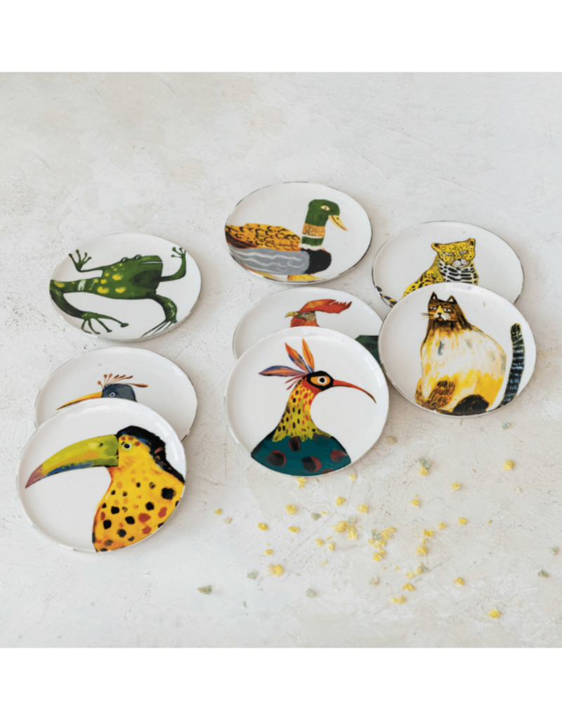 Creative Co-Op Botanist Plates