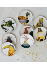 Creative Co-Op Botanist Plates