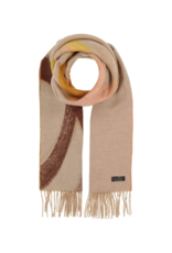 Fraas Cashmink Ribbons Soft Beige Scarf by Fraas
