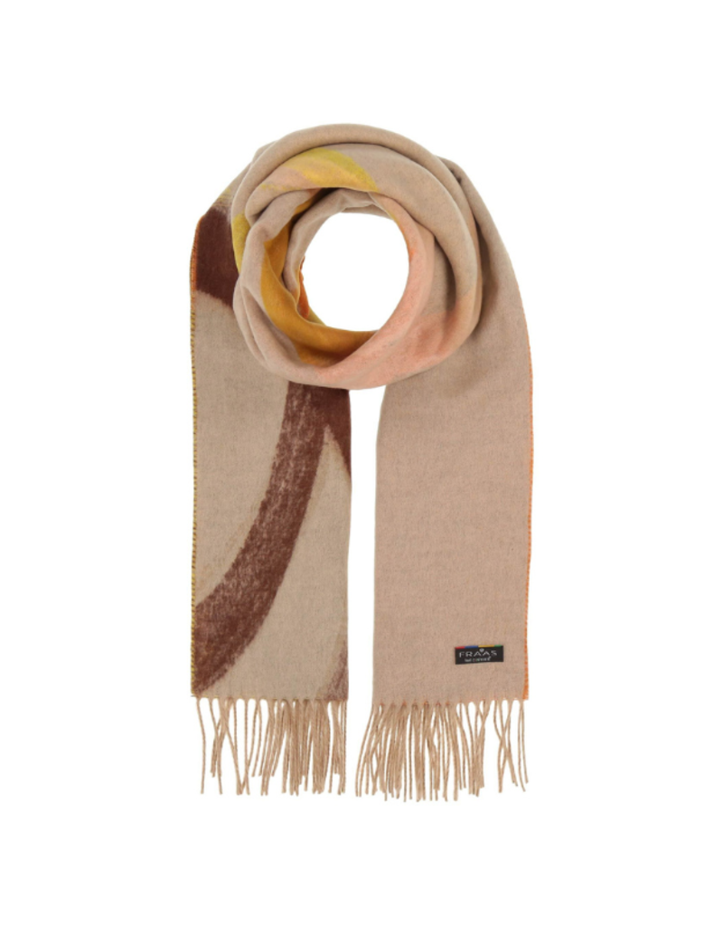 Fraas Cashmink Ribbons Soft Beige Scarf by Fraas