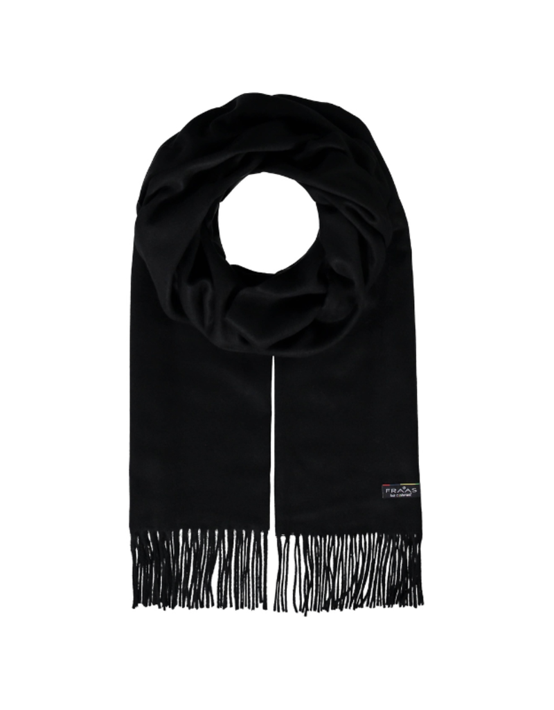 v. Fraas Oversized Cashmink Scarf Black by Fraas