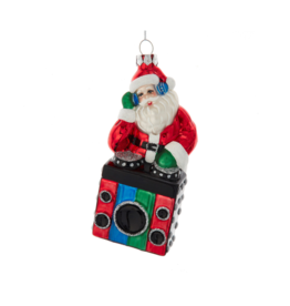DJ Santa Ornament