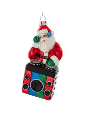 DJ Santa Ornament