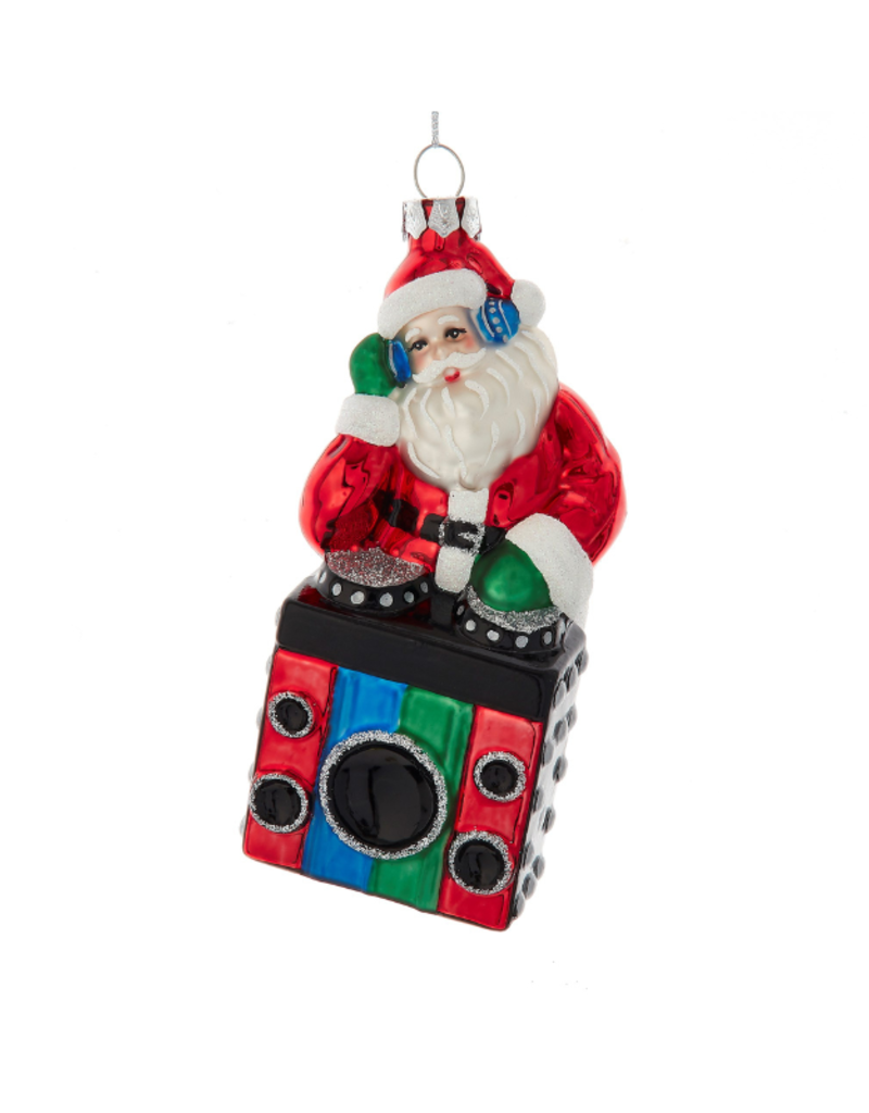 DJ Santa Ornament