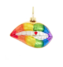 Pride Lips Ornament by Noble Gems