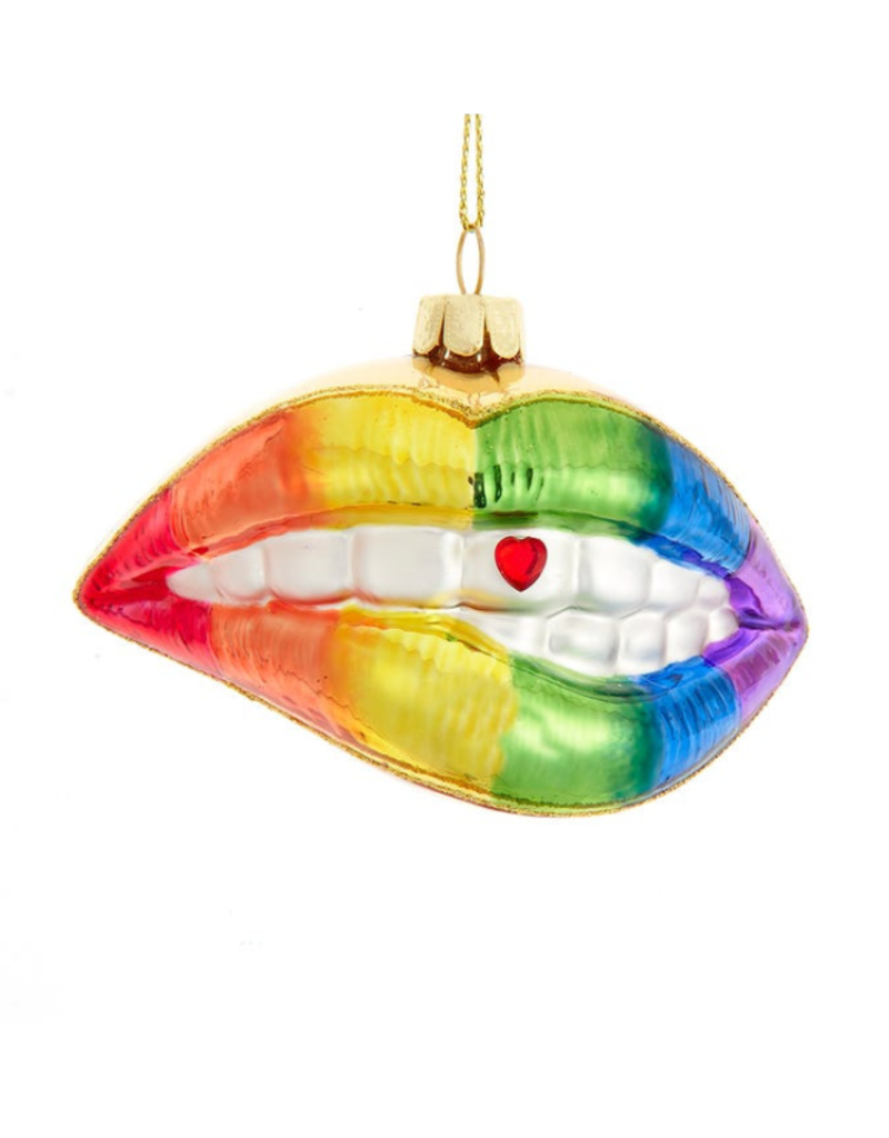 Pride Lips Ornament by Noble Gems