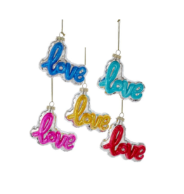 Love Word Balloon Ornament
