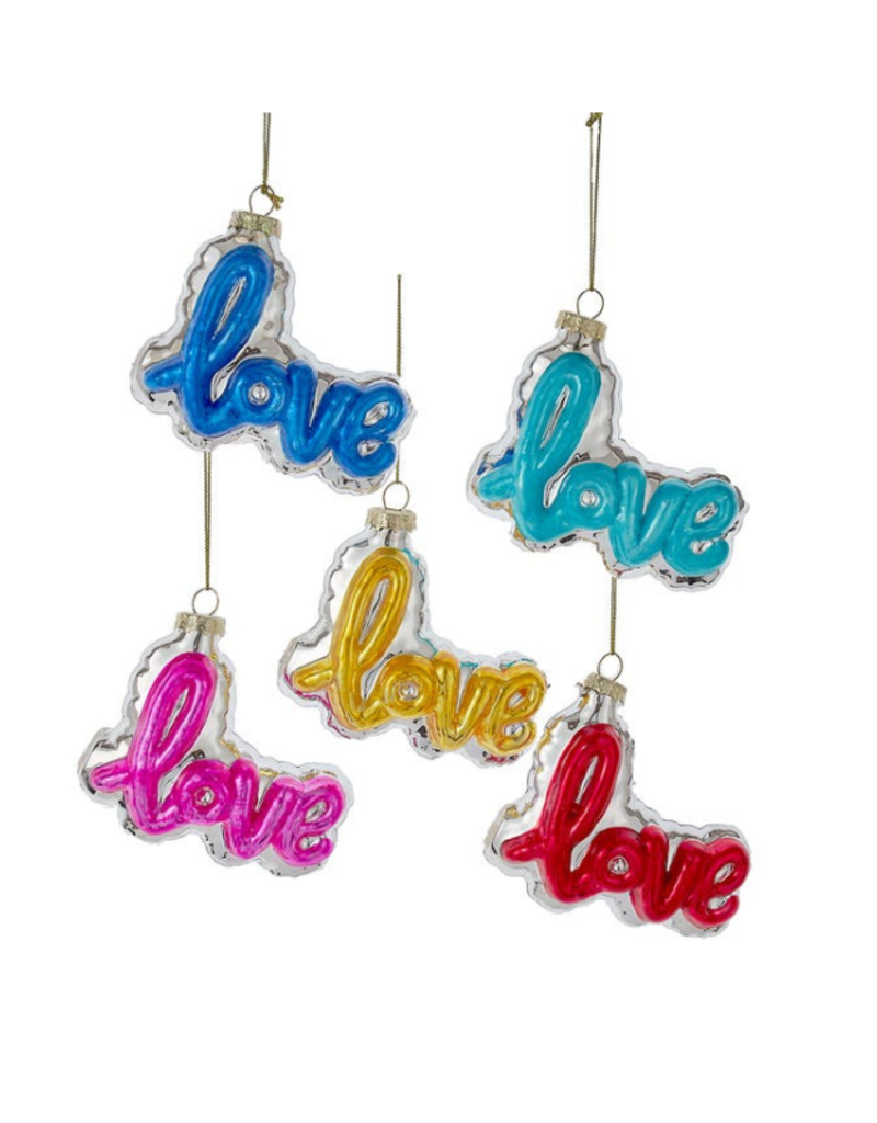 Love Word Balloon Ornament