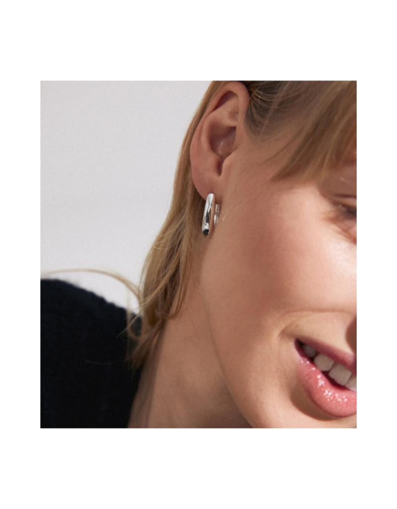 PILGRIM Asher Earrings in Silver by Pilgrim