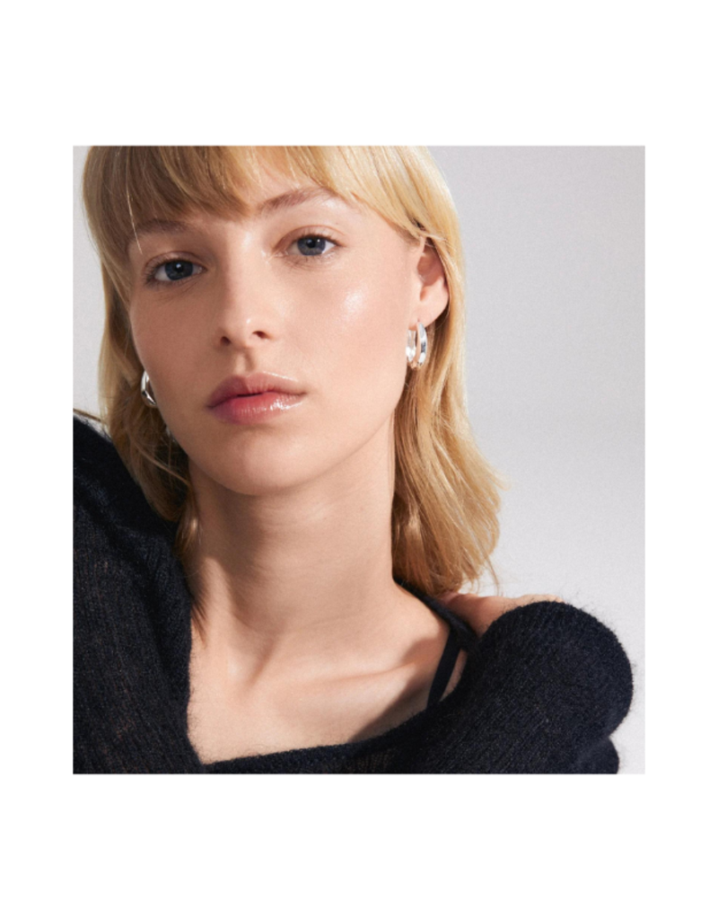 PILGRIM Asher Earrings in Silver by Pilgrim