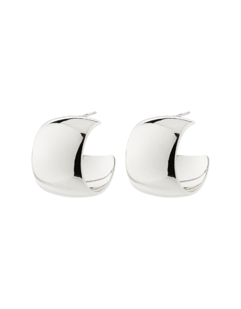 PILGRIM Talulla Earrings in Silver by Pilgrim
