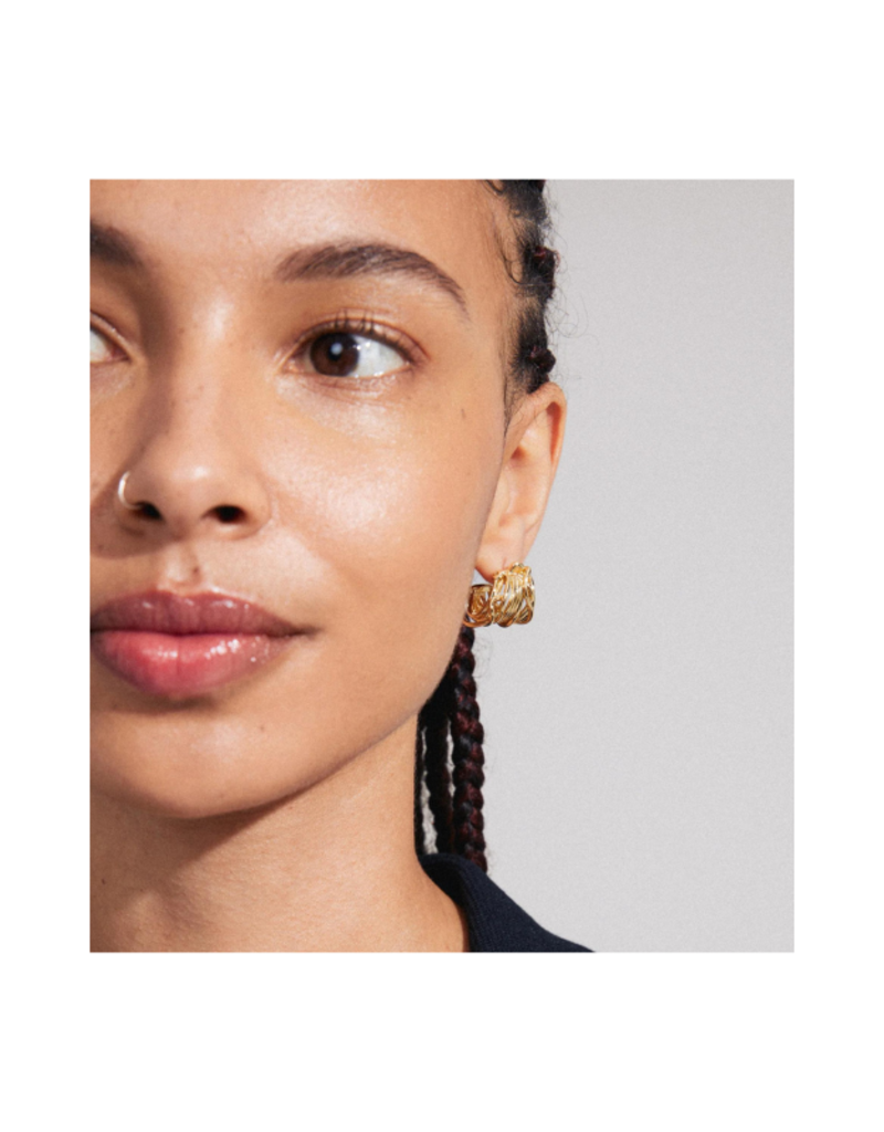 PILGRIM Pamela Earrings in Gold by Pilgrim
