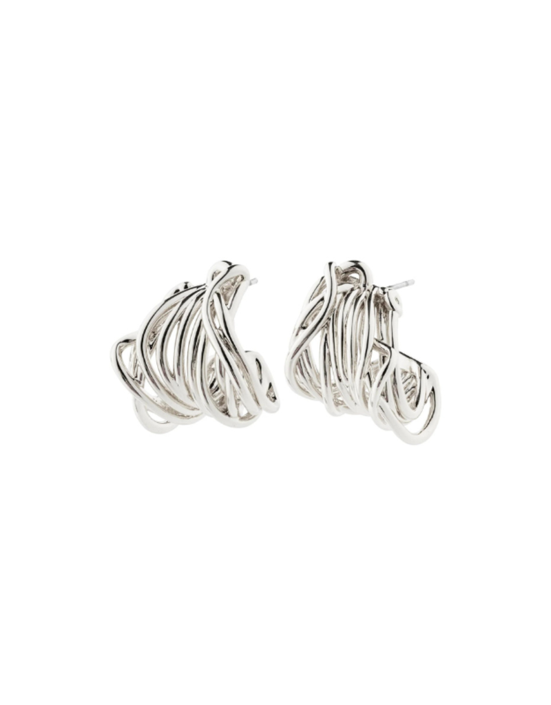 PILGRIM Pamela Earrings in Silver by Pilgrim