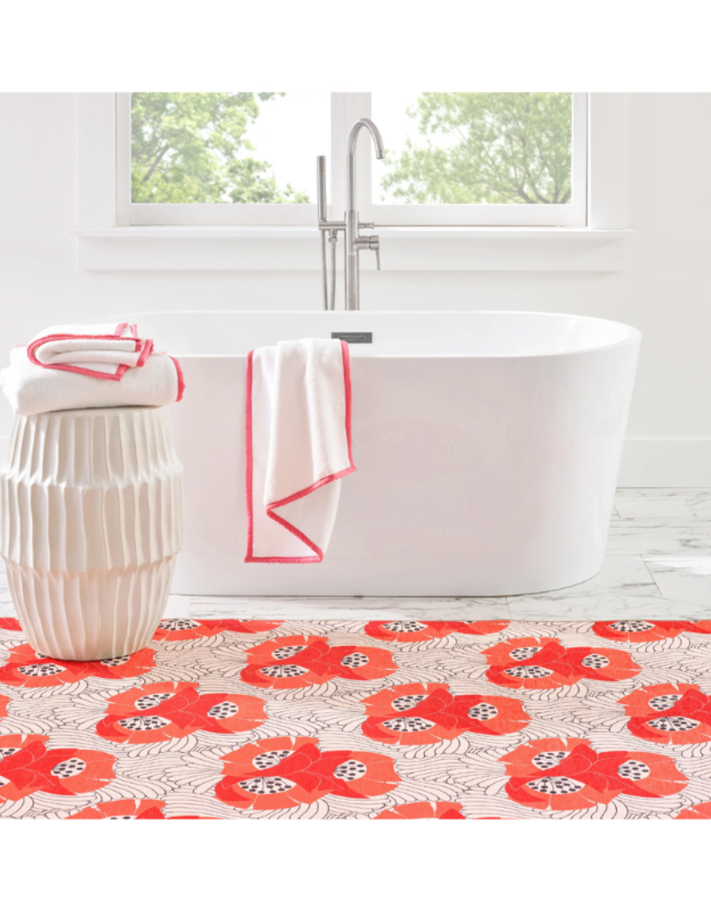 Dash & Albert Dash & Albert Machine Washable Japanese Poppy Rug 3x5