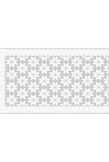Hadley Vinyl Rug 18x36 by Zameen