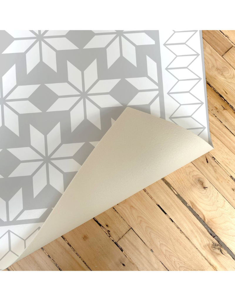Hadley Vinyl Rug 18x36 by Zameen