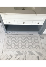 Hadley Vinyl Rug 18x36 by Zameen