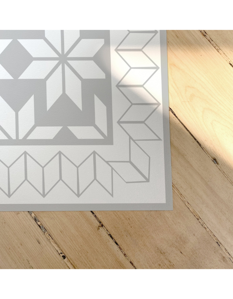 Hadley Vinyl Rug 18x36 by Zameen
