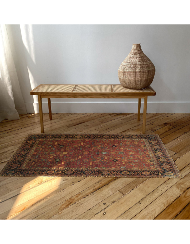LAST ONE - Delara Vinyl Rug 30x60 by Zameen