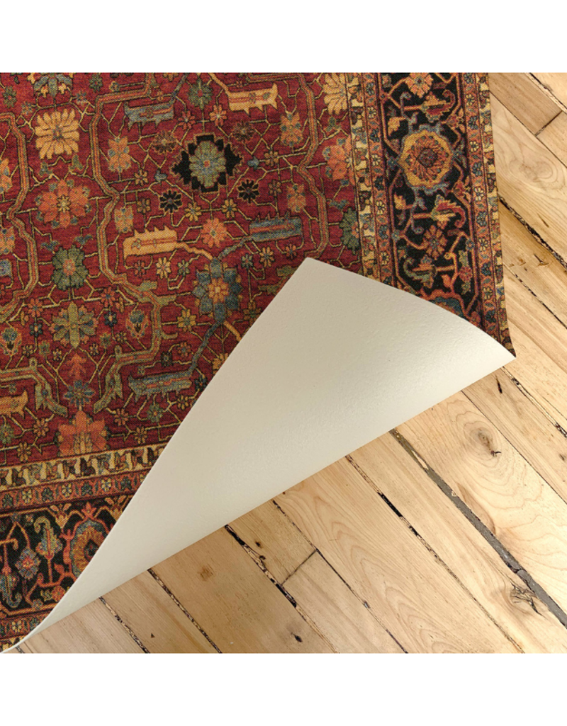 LAST ONE - Delara Vinyl Rug 30x60 by Zameen