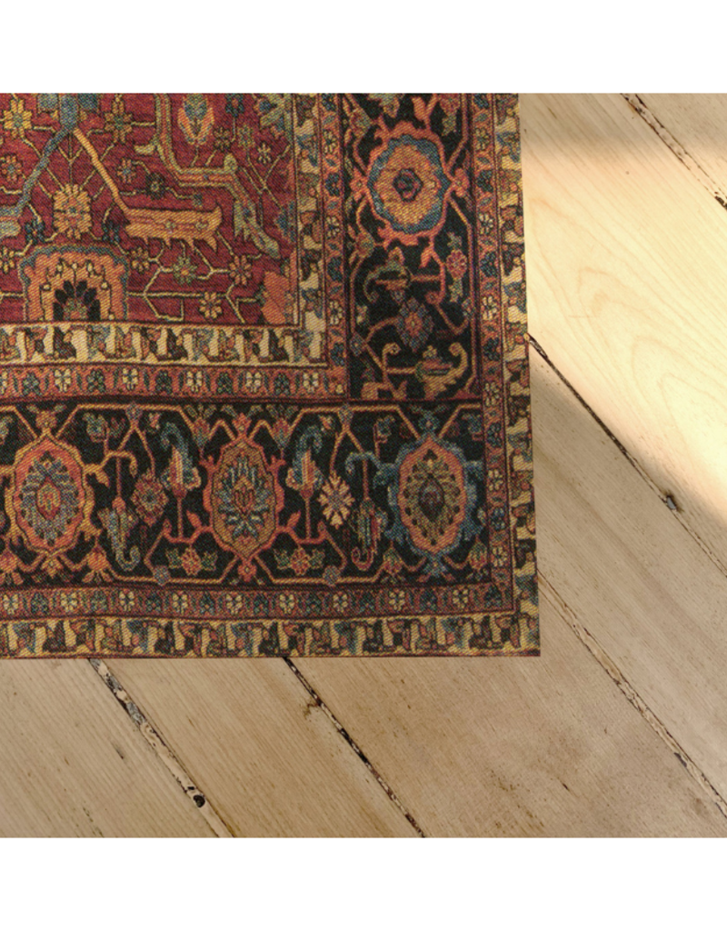 LAST ONE - Delara Vinyl Rug 30x60 by Zameen