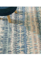 Dash & Albert Dash & Albert Wool Rug in Paint Chip Blue 2x3