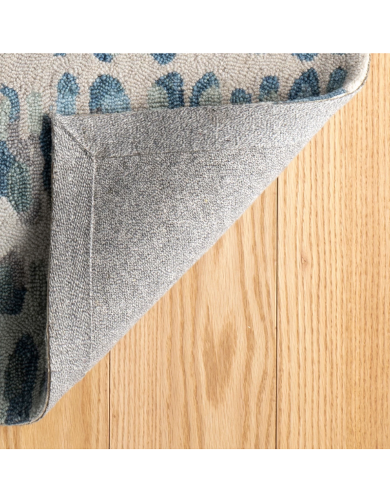 Dash & Albert Dash & Albert Wool Rug in Paint Chip Blue 2x3