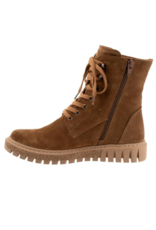 Bueno LAST ONE - SIZE 38 - Scarlett Suede Boot with Laces in Tobacco by Bueno