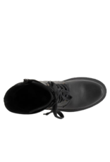 Bueno LAST ONE - SIZE 36 - Scarlett Leather Boot with Laces in Black by Bueno