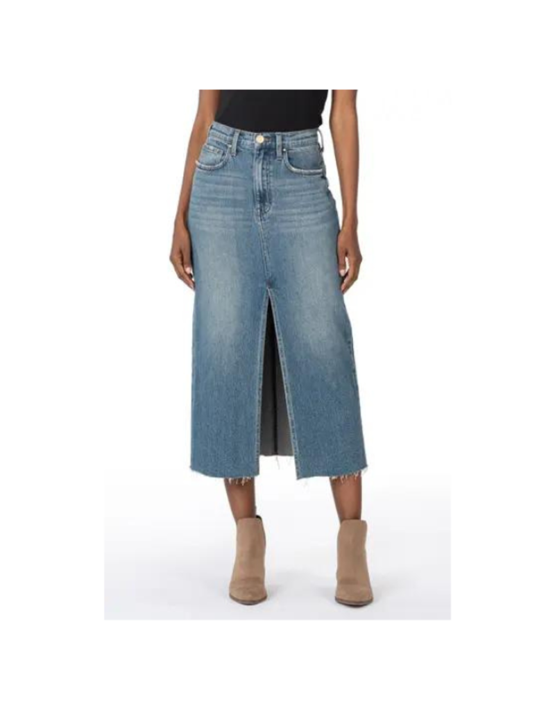 Kut from the Kloth Jen A-Line Skirt in Empowering by Kut from the Kloth