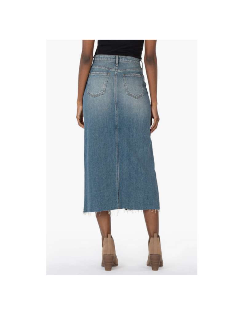 Kut from the Kloth Jen A-Line Skirt in Empowering by Kut from the Kloth