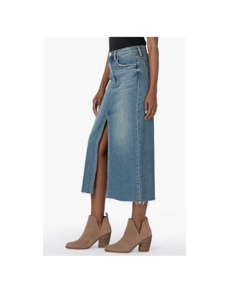 Kut from the Kloth Jen A-Line Skirt in Empowering by Kut from the Kloth