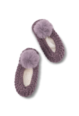 Popcorn Pom Ballerina Slipper in Purple by Lemon