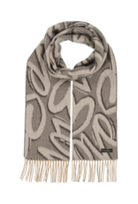 Fraas Cashmink Scarf in Lots of Love Grey by Fraas