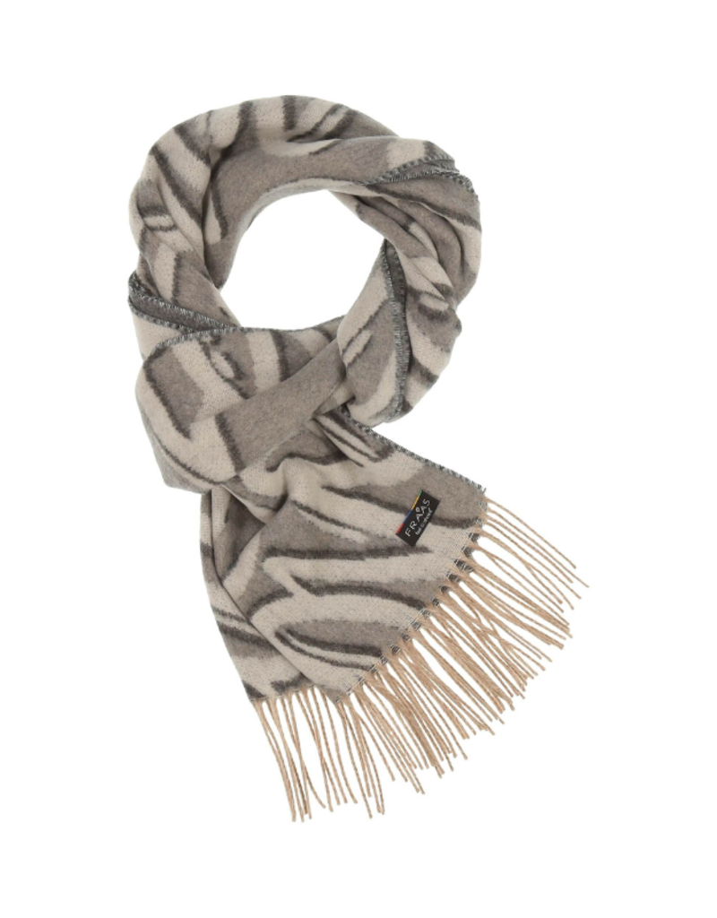 v. Fraas Cashmink Scarf in Lots of Love Grey by Fraas