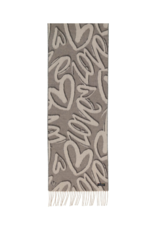 Fraas Cashmink Scarf in Lots of Love Grey by Fraas