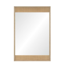 Ampato Rattan & Wood Mirror