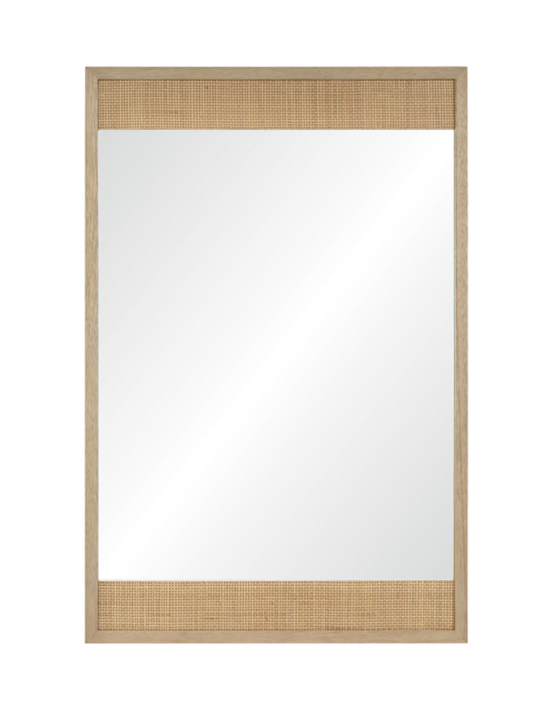 Ampato Rattan & Wood Mirror